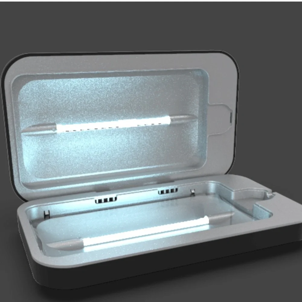 PhoneSoap 3 UV-C Phone Sanitizer + Charger Black | Kills 99.99% Germs Dual Ports